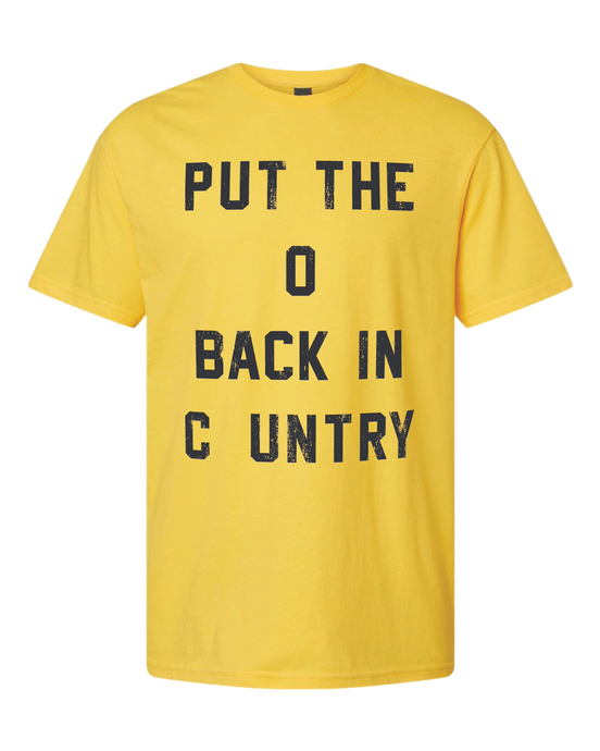 Shooter Jennings - Put the O Back In Country Tee PRE-ORDER