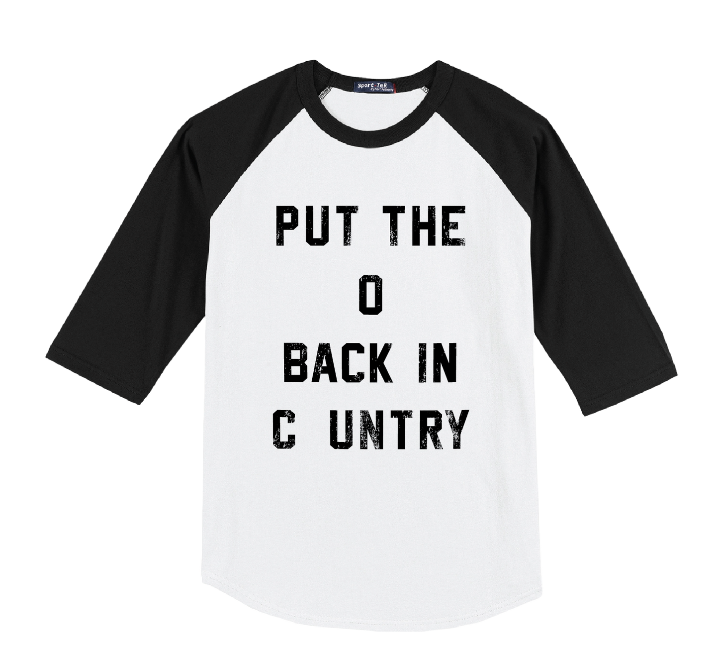 Shooter Jennings - Put the O Back In Country Baseball Tee PRE-ORDER