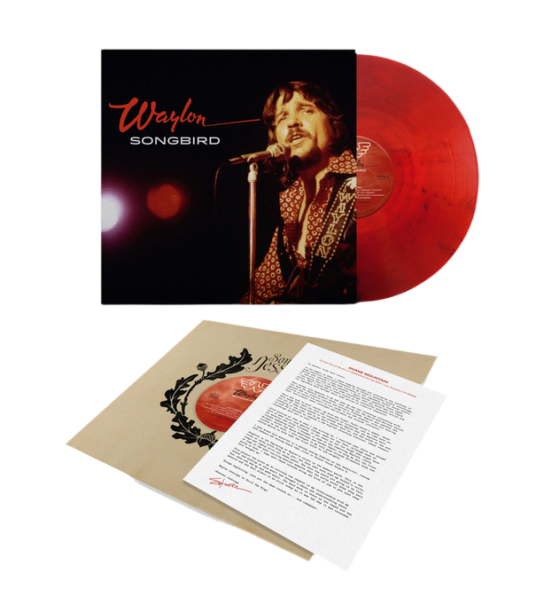 Waylon Jennings - Songbird (180g Red Smoke LP - BCR Exclusive - PREORDER) - Shooter Jennings & Black Country Rock