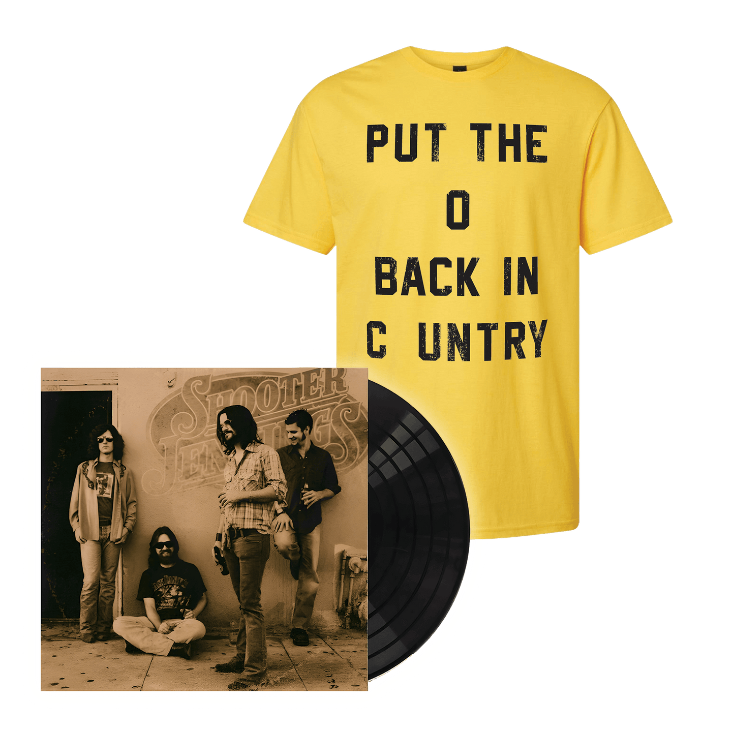 Shooter Jennings - Put The O Back in Country SIGNED LP + Tee PRE-ORDER